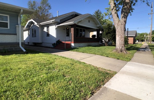 Terre Haute House | Cozy Digs - Entire Home with equipped kitchen, garage, & fenced yard. Pets ok!