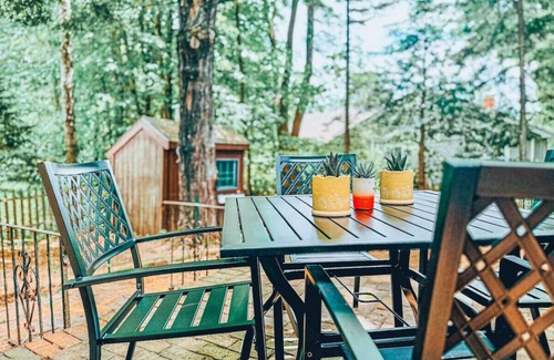 Cranmore Birches Cabin | Cozy dog friendly cabin moments from Cranmore/NOCO