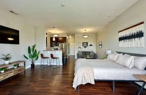 Cole-Noble District Apartment | Cozy Downtown Loft with Balcony