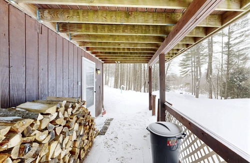 Ludlow House | Cozy duplex, first floor unit w/kitchen, shared fire pit, lake access, wifi, TV