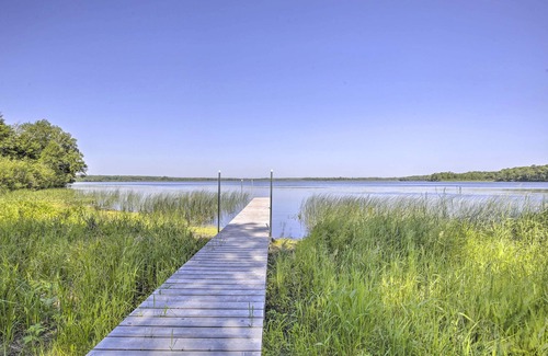 Brill Cabin | Cozy Expansive Lakefront Getaway w/ Spacious Deck!