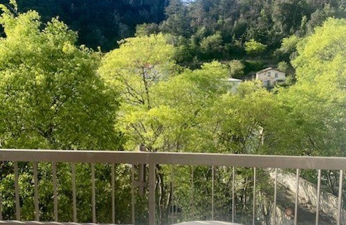 Amelie-les-Bains-Palalda Apartment | Cozy F2 Apartment with Parking, Balconies, and WIFI Near Thermal Baths