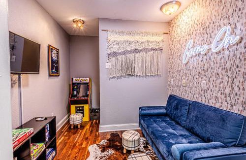 Bryson City House | Cozy Family Getaway w Games Hot Tub & Fire Pit