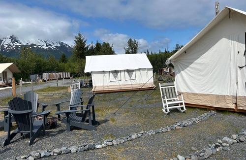 Seward RV Rental | Cozy Glamour Mountain-View Tent