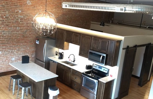 Dunlap Condo | Cozy historic loft in downtown Dunlap, Iowa - home away from home