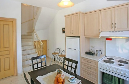 Almyrida Apartment | Cozy Holiday House next to Sandy BEACH, sleeps 5 ,two storey 75 m2 in Almyrida