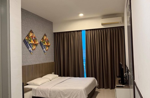 Kampung Bahasa Kapor Hotel | Cozy hotel suite in Port Dickson with Seaview and 2 mins walk to the beach