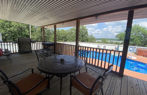 Blocker House | Cozy Lake home with pool, hot tub, private dock, game room and more!