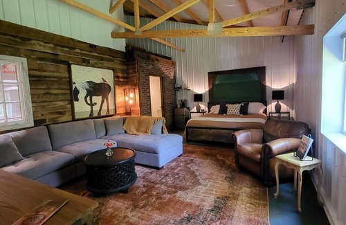 Westville Apartment | Cozy loft inside a vintage store on an animal rescue farm in Westville, IN