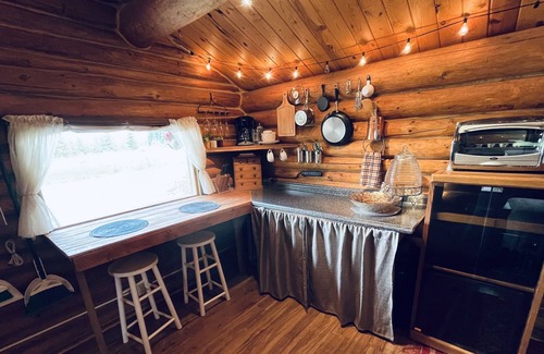 Fairbanks Cabin | Cozy Log Cabin on Historic Dog Sledding Property