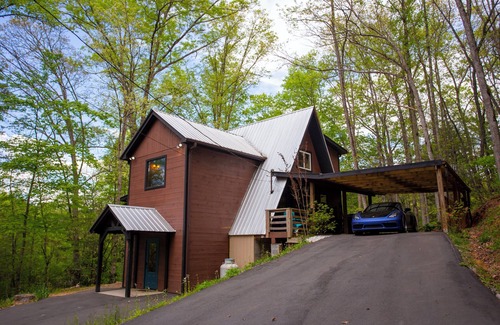 Robbinsville Cabin | Cozy Luxury Cabin Retreat in Western NC Mountains – Dog-Friendly & Serene!