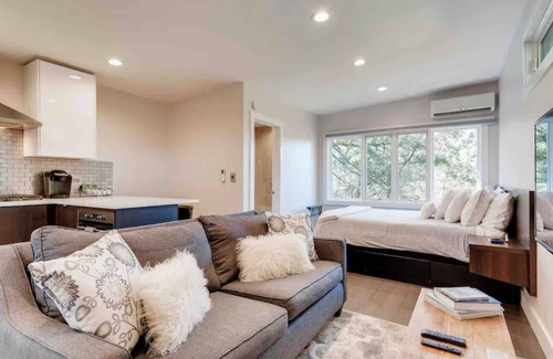 Austin Cabin | Cozy Modern Cabin wt Pool, Hot Tub, Fire pit and Goats, Alpacas, Chickens & Emus
