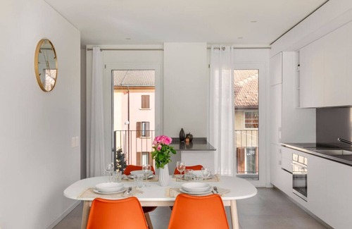 Lugano Apartment | Cozy & Modern Flat for 6 people/Free Parking