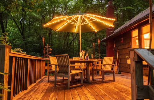 Candler Cabin | Cozy mountain cabin bordering national forest
