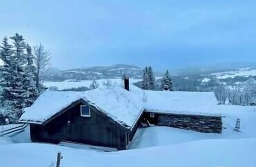 Vikberget House | Cozy mountain cabin in Flå with stunning views