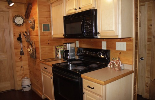 Maggie Valley Cabin | Cozy Mountain Log Home Overlooking Rushing Stream