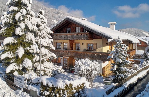 Oberau Apartment | Cozy one-room apartment with a view of the mountains