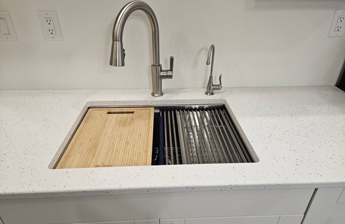 Brownsville Apartment | Cozy, private apt in small river town with short drive to city-border WI and IA.