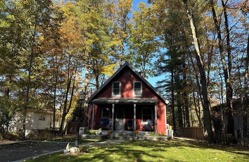 Copake Cottage | Cozy Red Cottage on Robinson Pond nestled between the Berkshires and Catskills.