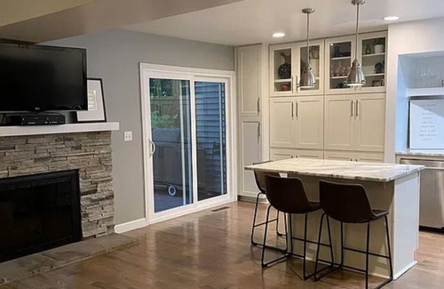 West Omaha House | Cozy room in townhome in welcoming Omaha with WiFi, AC