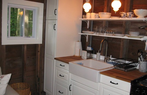 Suttons Bay Cottage | Cozy, Rustic Little Cottage In The Woods