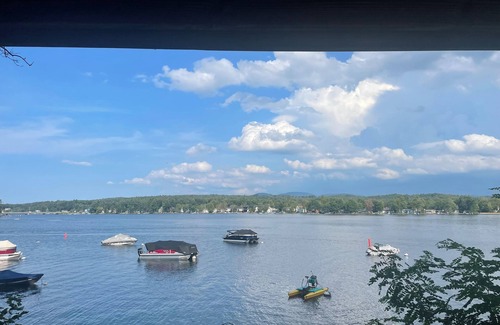 Winnisquam Condo | Cozy studio condo on picturesque Lake Winnisquam in Tilton with AC, WiFi