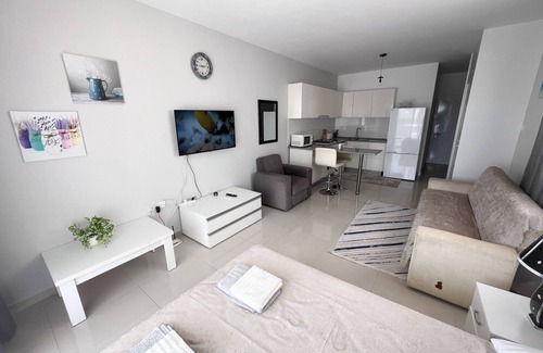 Trikomo Apartment | Cozy studio in peaceful Trikomo with fitness room, WiFi, AC