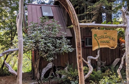 Gold Bar Cabin | Cozy Tiny Cabin with RIVER VIEWS! nSleeps 3, hot tub, wood stove, fire pit!
