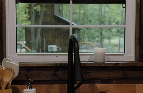 Lawrence County Cabin | Cozy Tiny Home in the woods of Middle Tennessee with AC and high speed internet