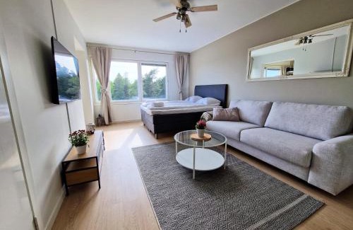 Lappeenranta Apartment | Cozy top-floor studio near the travel center and downtown, with AC and Wi-Fi