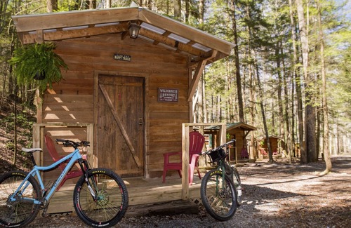Ellijay Cabin | Cozy TRAIL's END tiny house style cabin at Mulberry Gap with AC, WiFi