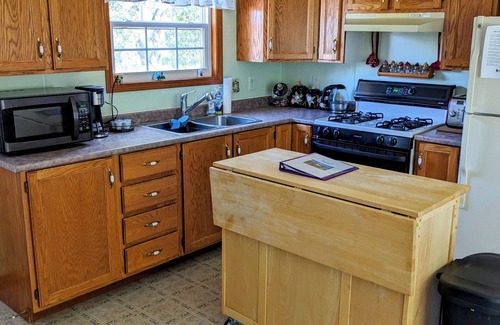Lubec House | Cozy two bedroom home with ocean view. Quiet and secluded location.