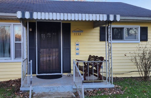 Celina House | Cozy updated home w/channel access, deck, firepit & huge yard!