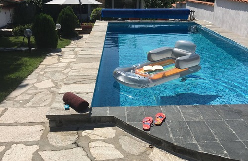 Ognyanovo House | Cozy villa in the mountains with outside pool, stone BBQ and stunning views.