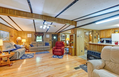 Sylva House | Creek Access & Spacious Yard: Quiet Sylva Home!
