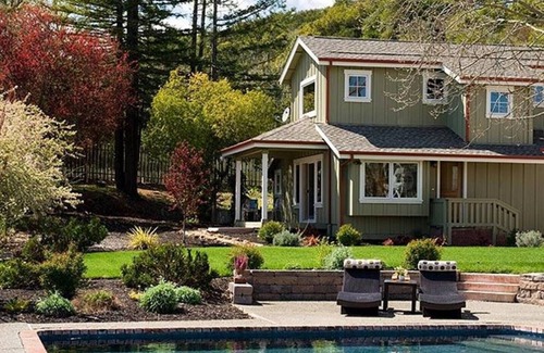 Healdsburg House | Creek Front Vineyard, West Dry Creek Healdsburg CA