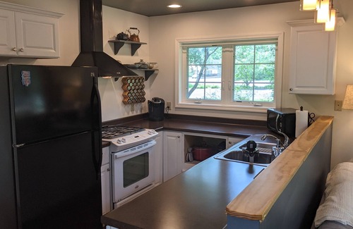 Brevard House | Creek on 1 acre lot walking distance to Downtown