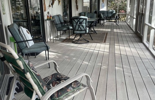 Hayesville House | Creek side home, steps from the creek. Pet friendly