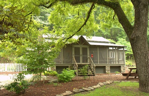 Chatsworth Cabin | Creekside Cabin on 40 Acres, F/P, Campfire, Trail by Creek
