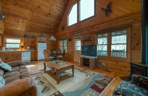 Hiawassee Cabin | Creekside Duck Cabin - Creek Front- Fire Pit