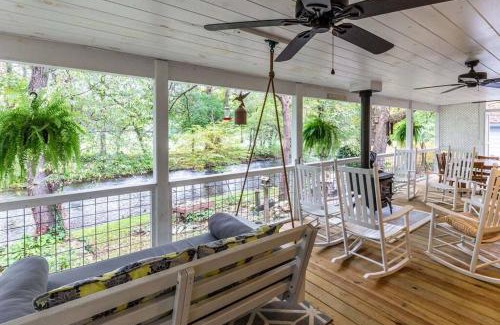 Bryson City House | Creekside Quarters - Modern Farmhouse with Deep Creek your Backyard Oasis