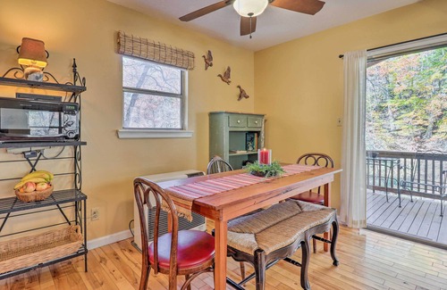 Mars Hill House | Creekside Retreat w/Deck, 18 Miles to Wolf Ridge
