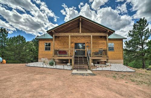 Cripple Creek House | Cripple Creek Mountain Getaway with Hot Tub and Views!