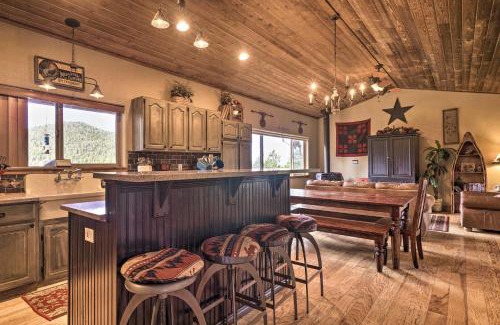 Cripple Creek House | Cripple Creek Mountain Getaway with Hot Tub and Views!