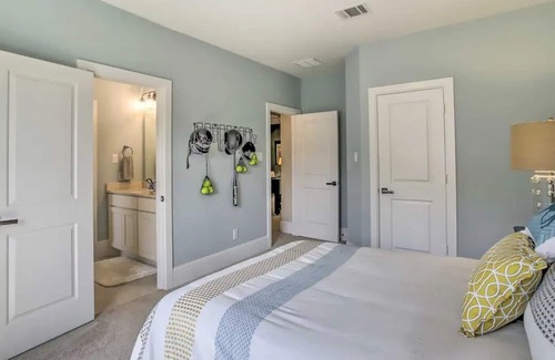 Barker House | Crisp, Modern Brookshire Getaway w/ Game Room, Pet-Friendly!