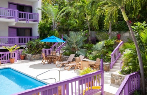 Great Cruz Bay Condo | Cruz Bay Vista - Lavender Hill One Bedroom Condo - Walk to town. Unit 4W