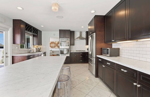 Middletown House | Custom home with cabana, heated pool, spa and view