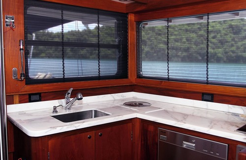Spanish Wells Boat Rental | Custom Yacht Anchored off Harbor Island with WiFi, AC, Captain, Chef, -8 Guests