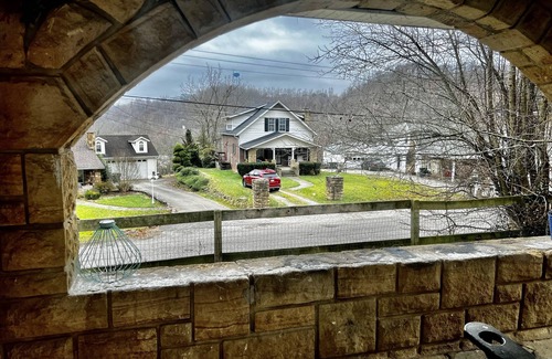 Huntington House | Cute little stone house on the hill