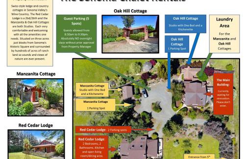 Sonoma House | Cute One Room Cottage In Sonoma- Includes Wine Tasting Passport